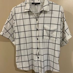 Sweet Rain M flowly button down top